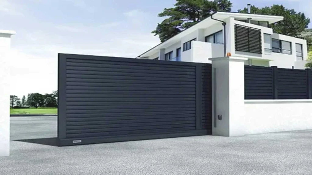 Decorative Manual Gate in Austin Driveway