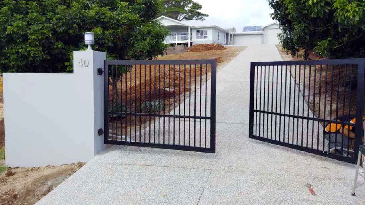 Stylish Metal Gate in Austin