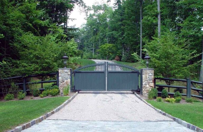 Contemporary Metal Driveway Gates Repair