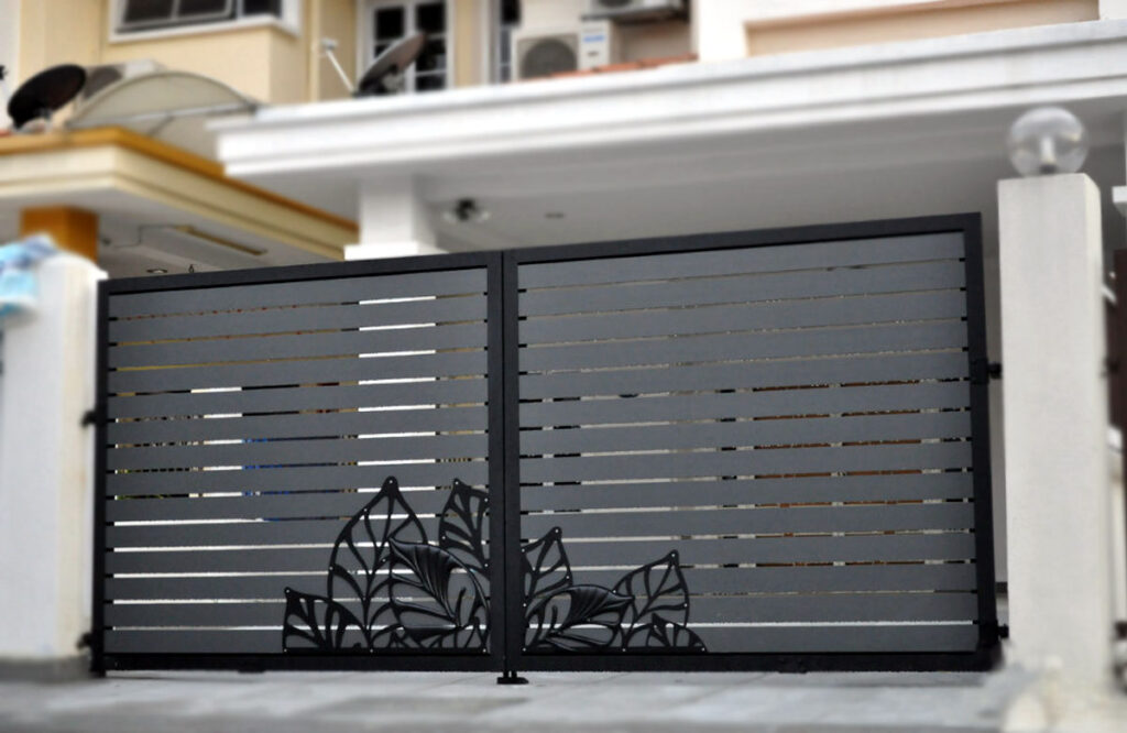 contemporary iron gate designs home