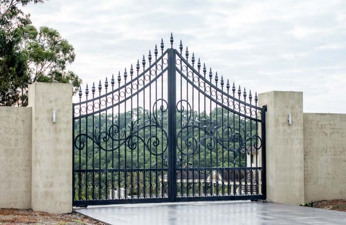contemporary iron gate designs