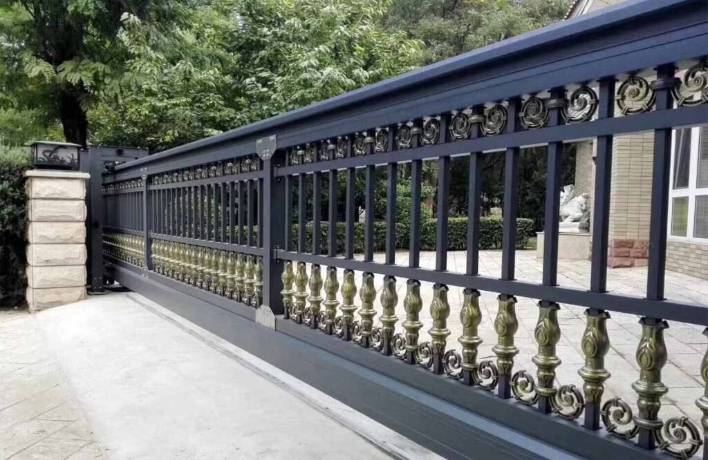Cantilever Sliding Driveway Gate Installation